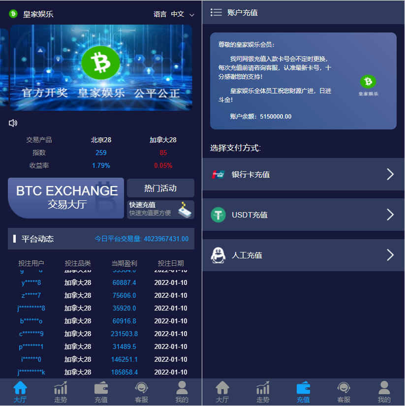 2022年最新中英双语PC蛋蛋加拿大28北京28源码,后台带控！